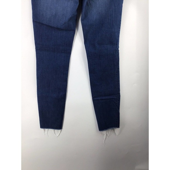 Madewell Womens 9” Mid Rise Fray Hem Skinny Stretch Jeans Size 27X29 - Picture 6 of 13